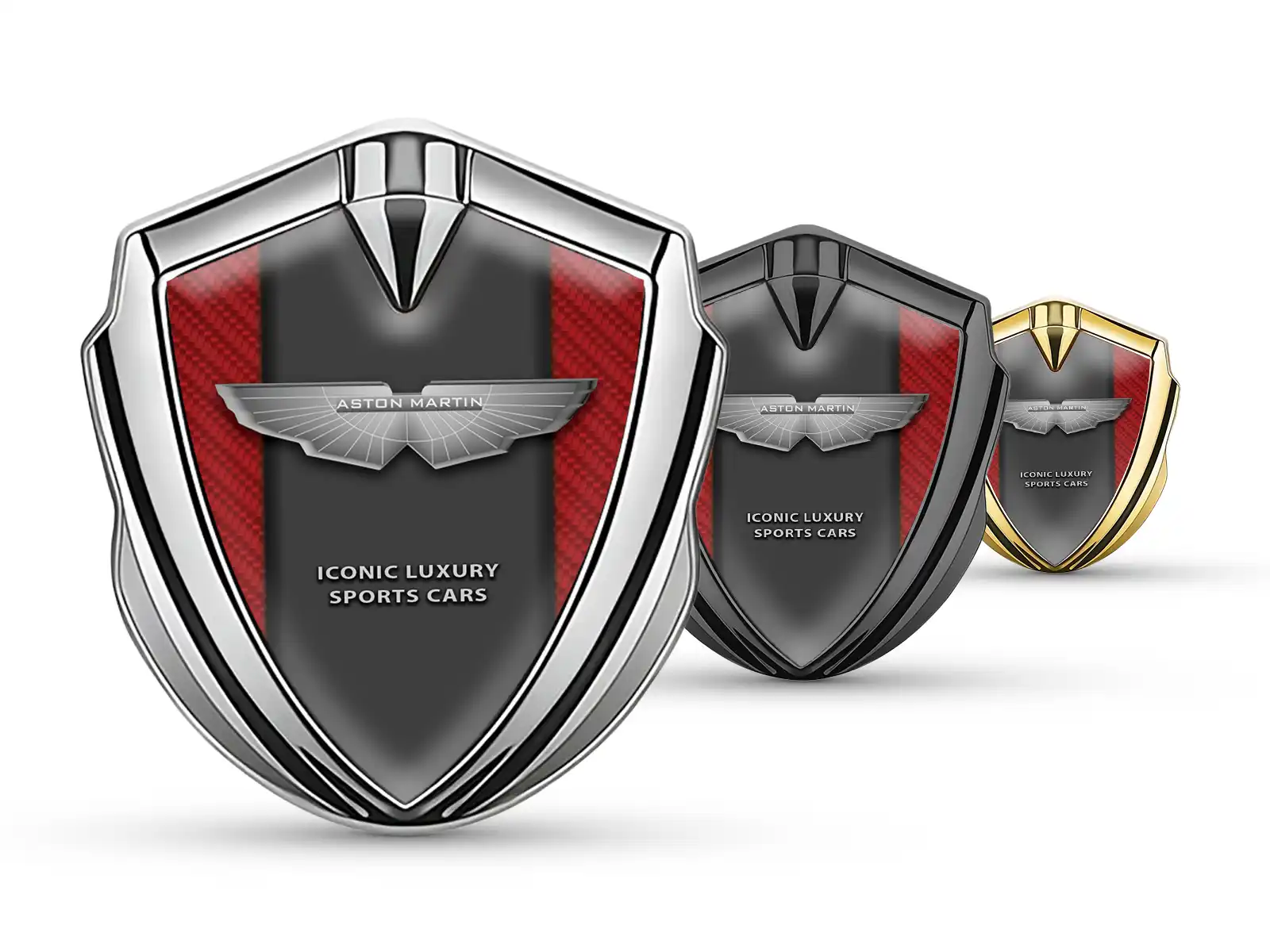 Aston Martin Metal Emblem Badge Customizable Force Design